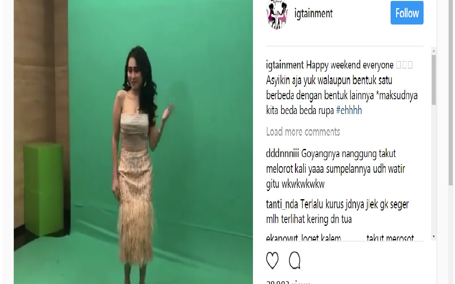 Lagi-lagi Video Ayu Tingting Joget Bikin Salah Fokus, Netizen: Sumpelannya Mau Copot