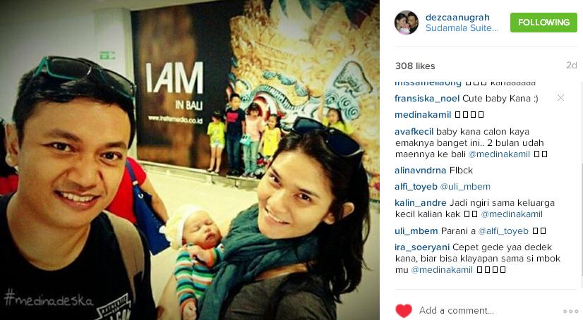 Foto Menggemaskan Putri Medina Kamil, Netizen: Bakal Ikut Jejak Sang Ibu