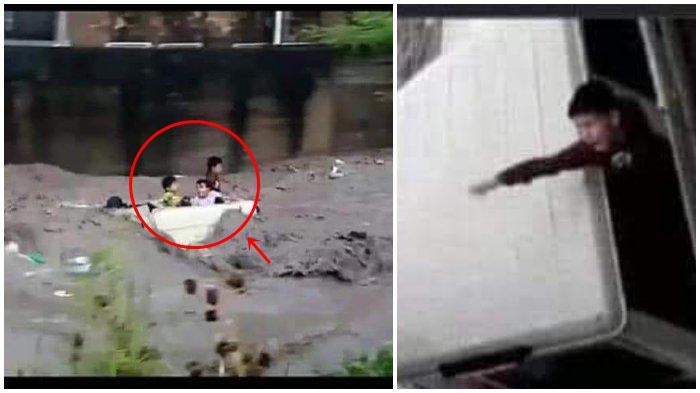 Aksi Nekat Ayah Berujung Maut, Istri Tewas & 4 Anaknya Hilang, Sempat Minta Tolong, Ini Videonya