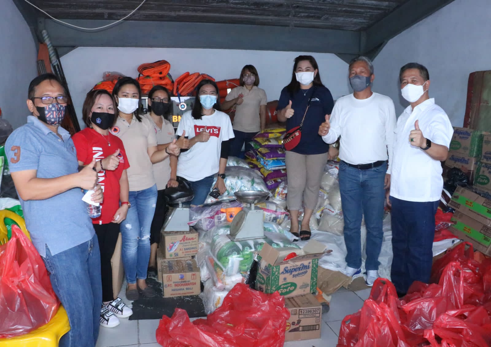 Bantuan Logistik Korban Bencana Tersimpan Baik di Gudang BNPB Minsel