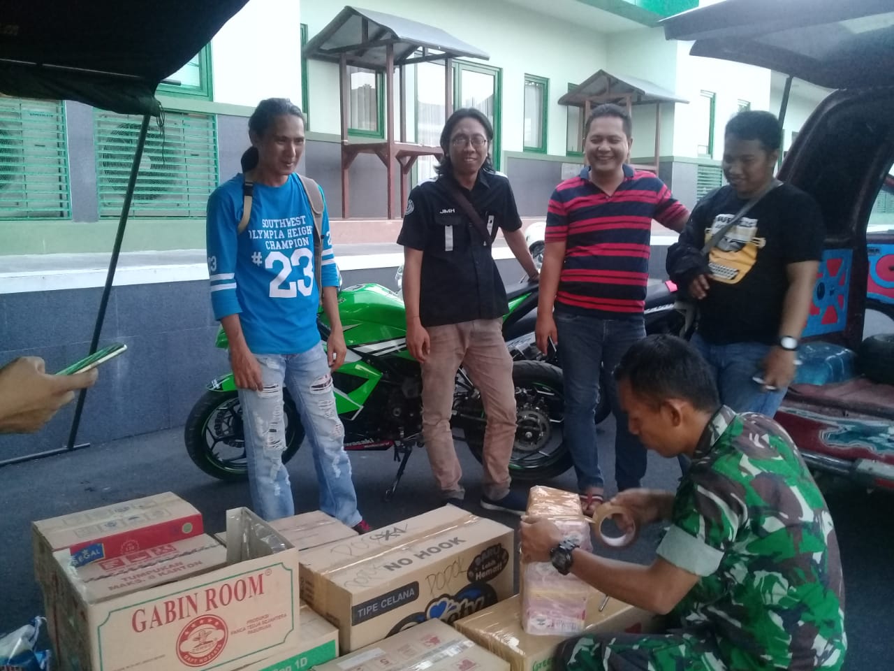 Bantuan Sosial JMH dan Relasi Tembus Markas Kodam XIII/Merdeka