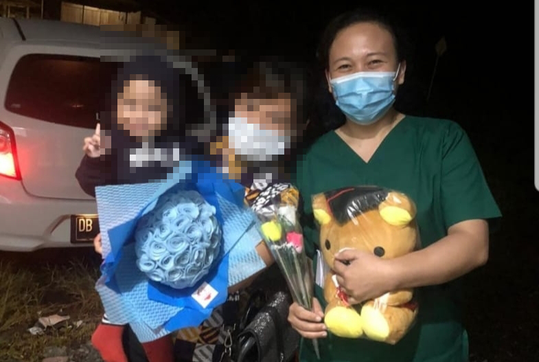 BREAKING NEWS: Bayi Perempuan Usia Setahun Asal Tomohon Sembuh dari Covid-19, Dirawat 18 Hari