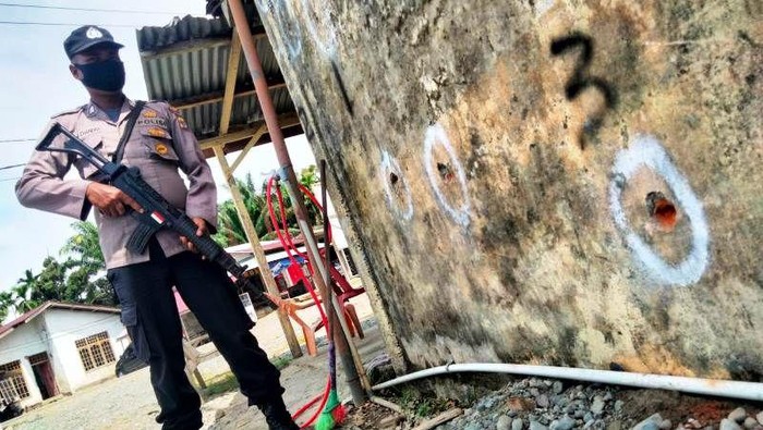 Pos Polisi Diberondong Peluru, Lima Orang yang Diduga Terlibat Penembakan Diamankan Kepolisian