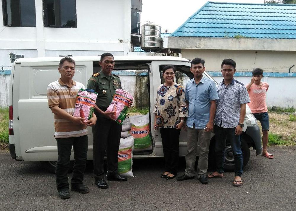 Kodim 1310 Bitung Bantu Salurkan Bibit Jagung