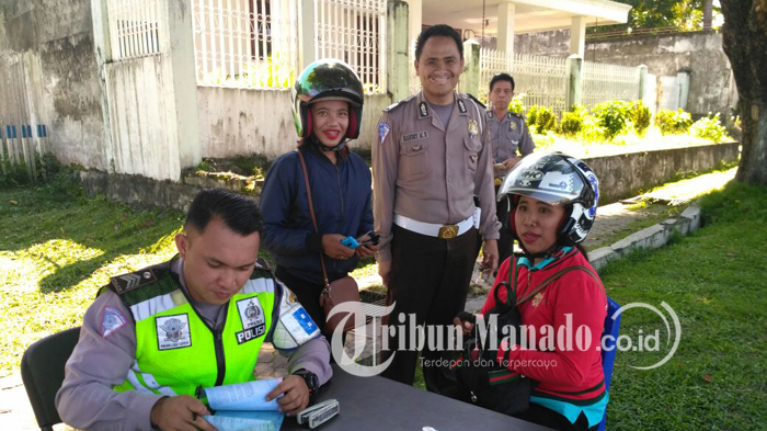 Karyawan Paling Banyak Melanggar Lalulintas di Bitung