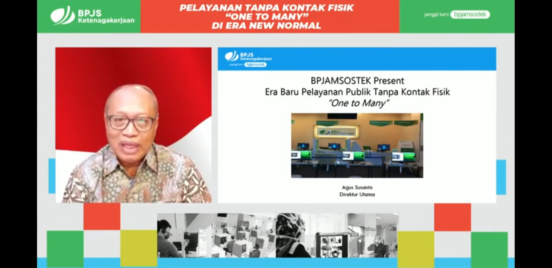 BPJamsostek Sosialisasikan Lapak Asik dan Layanan Baru di Era New Normal Melalui Webinar Nasional