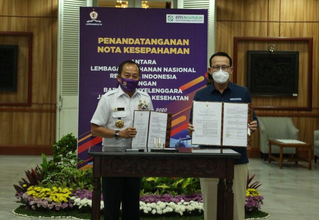 BPJS Kesehatan Teken Nota Kesepahaman dengan Lenhamnas