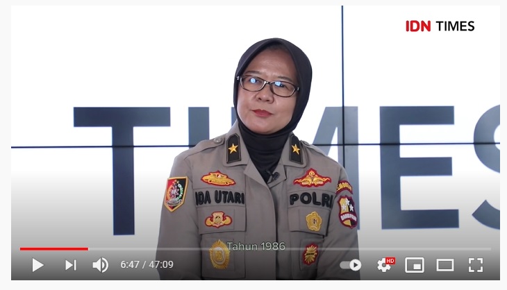 5 Fakta Sosok Polwan Berhijab di Belakang Komjen Listyo Sigit, Bukan Orang Sembarangan