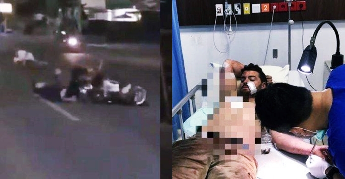 VIRAL, Bule Tendang Pengendara Motor Sampai Terjatuh, Statusnya Kini Tersangka, Ini Penjelasannya