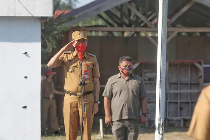 Pimpin Apel Perdana Pasca-Cuti, Bupati Bolsel Minta ASN Jaga Netralitas