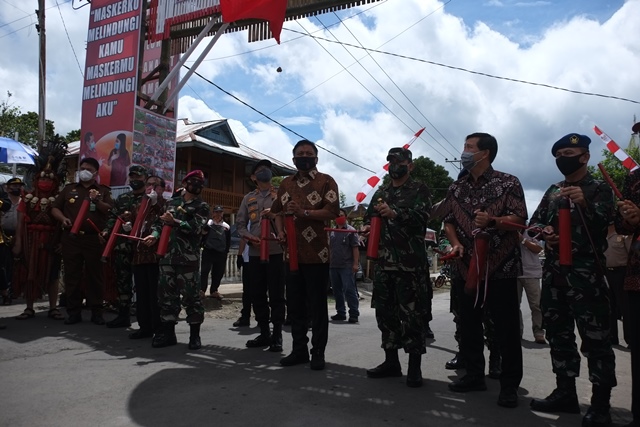 Bupati Minahasa Bersama Gubernur Sulut Canangkan Kampung Tangguh Nusantara Wanua Kanonang Satu