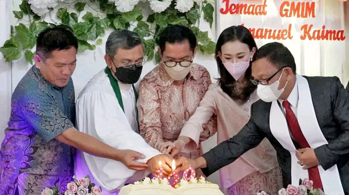 Joune Ganda Hadir Perayaan HUT ke 109 Jemaat GMIM Immanuel Kaima: Jaga Kekompakan & Terus Bertumbuh