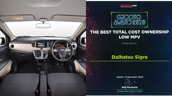 Daihatsu Sigra Raih Penghargaan ‘The Best Total Cost Ownership’