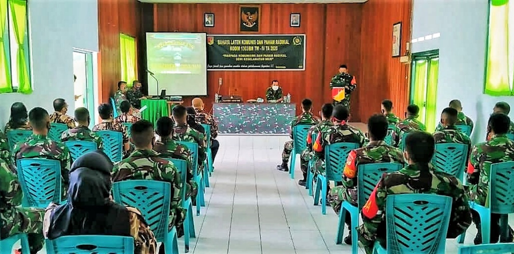 Dandim Bolmong Ingatkan Prajuritnya Tidak Terhasut Paham Radikal dan Komunis