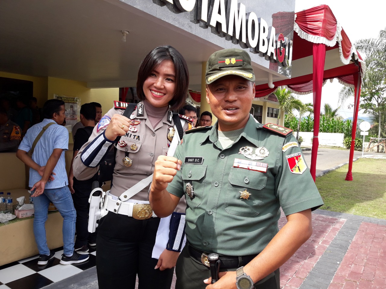 Kodim 1303/BM Siap Bantu Polres Kotamobagu Amankan Natal dan Tahun Baru