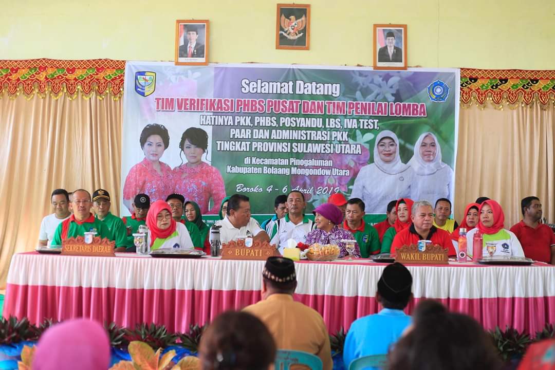 Depri Pontoh Sambut Tim Verifikasi Lomba PHBS Tingkat Nasional