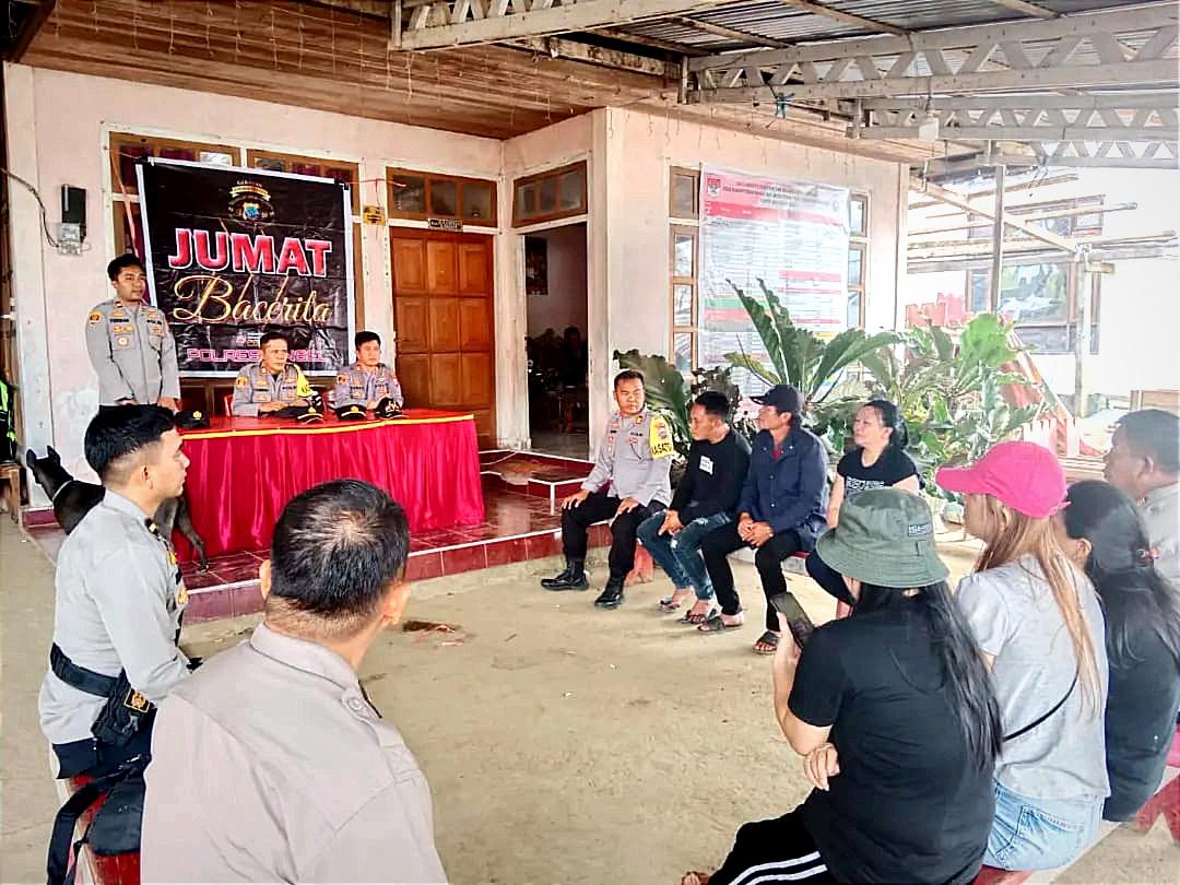 Polres Minsel Serap Aspirasi Warga Modoinding Sulawesi Utara Lewat Program Jumat Bacerita
