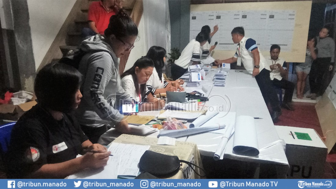 Di TPS Bupati Minahasa, Jokowi-Amin Menang Telak