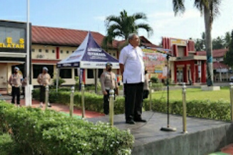 Dir Narkoba Pimpin Apel di Polres Minsel Sampaikan Pesan Penting Ini