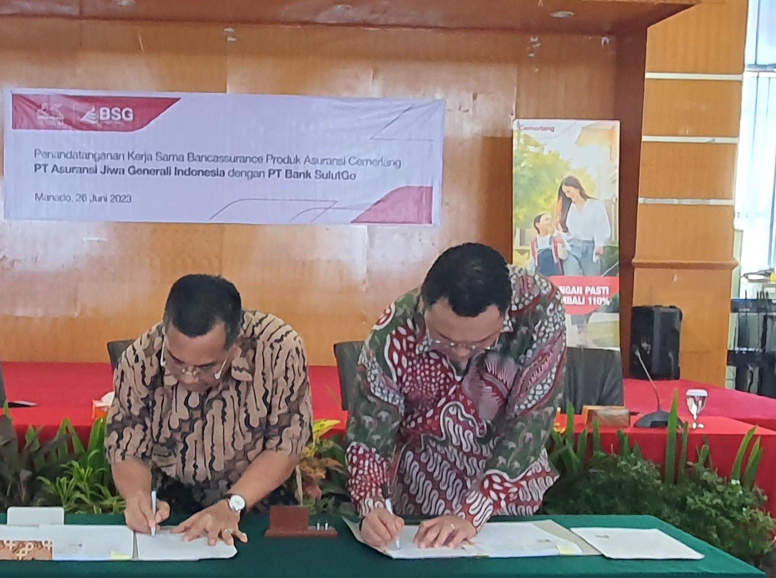 Generali dan Bank SulutGo Hadirkan Cemerlang, Asuransi Jiwa dengan Proteksi Manfaat Pasti