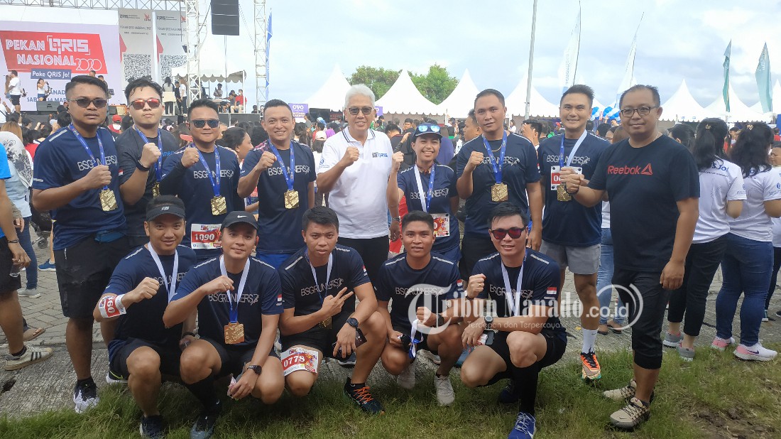 Bank SulutGo dan BSGRunner Ramaikan BI 5K Color Run Pekan QRIS Nasional