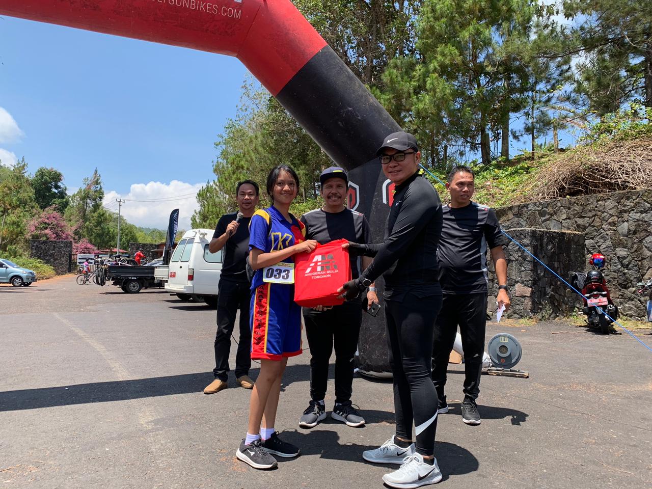 Dispronsori Honda Anugerah Mulia, Tour de Tomohon Sukses