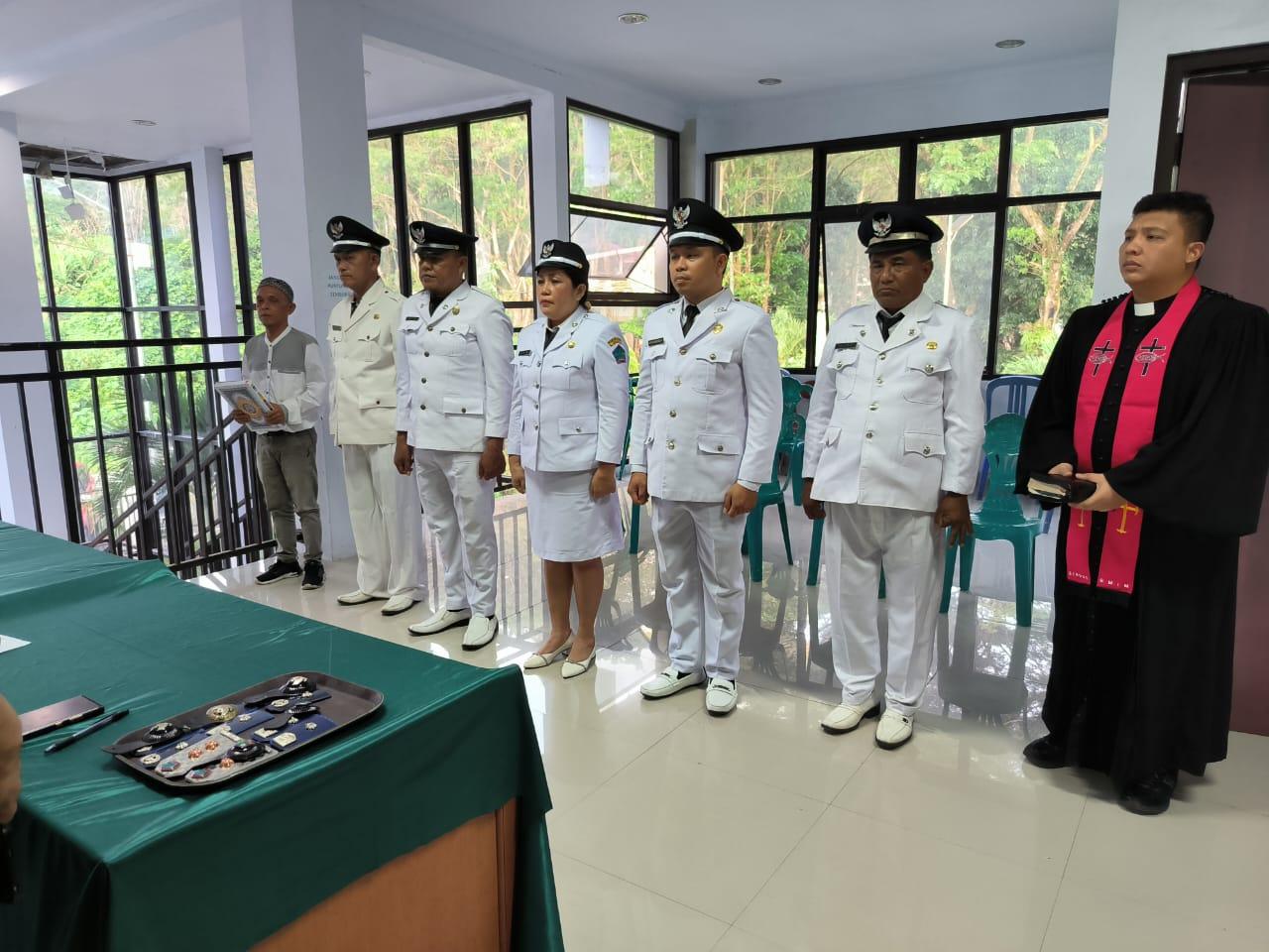 5 Penjabat Hukum Tua Dilantik Sekda Minut Novly Wowiling, Berikut Nama dan Desanya