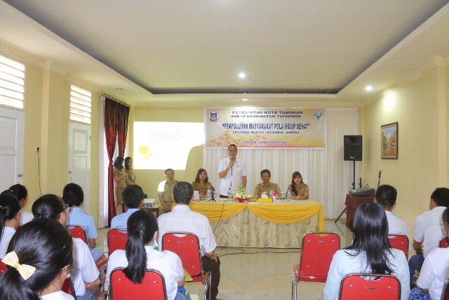 Siswi di Tomohon Ini Ingatkan Perlunya Hidup Sehat