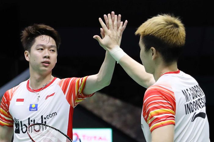 Hasil Korea Open 2019 -  Mantan Ganda Putra No 1 Dibikin Tak Berdaya Oleh Marcus/Kevin