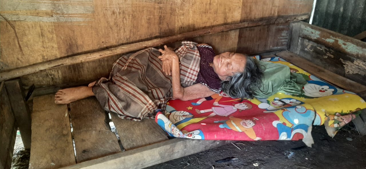 Lansia Ini Tak Berdaya Lagi, Anaknya Berharap Tahun Ini Masih Bisa Dapat Dana Lansia