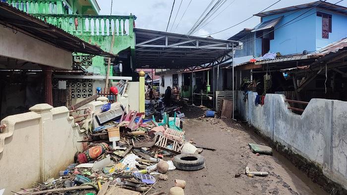 Segini Produksi Sampah Pasca Banjir di Manado Sulawesi Utara, Melonjak Hingga Ratusan Ton