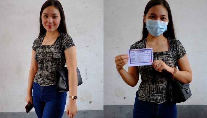 Cerita Mahasiswi Cantik Asal Poltekes Unsrat, Gabriel Elisabet Rambey, saat Disuntik Vaksin Covid-19