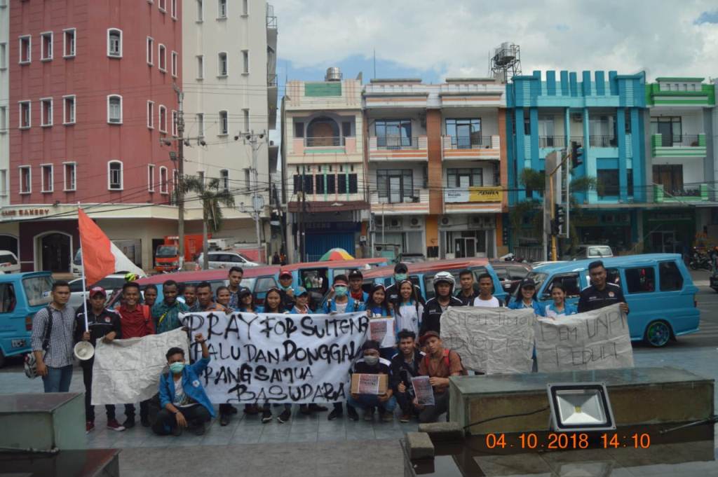 BEM UNPI Turun ke Jalan Galang Dana Untuk Korban Gempa dan Tsunami di Sulteng