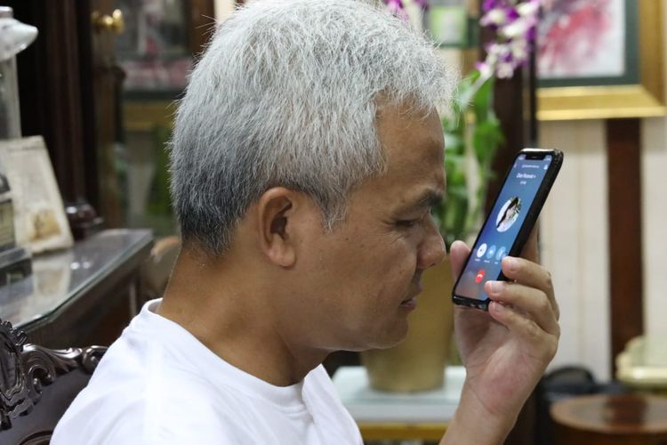 Teleponan dengan Gubernur Ganjar, Perawat Positif Covid-19 Curhat: Anak Sering Tanya Kapan Pulang