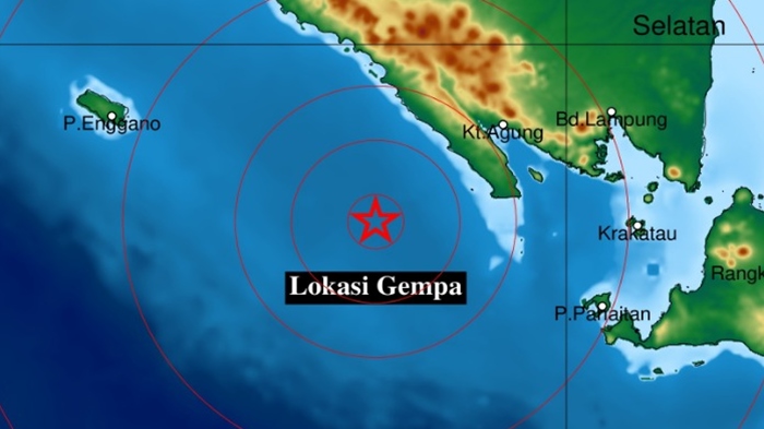 Gempa Guncang Lampung Senin 13 Juni 2022 Pagi, Baru Guncang di Laut, Info BMKG Magnitudonya