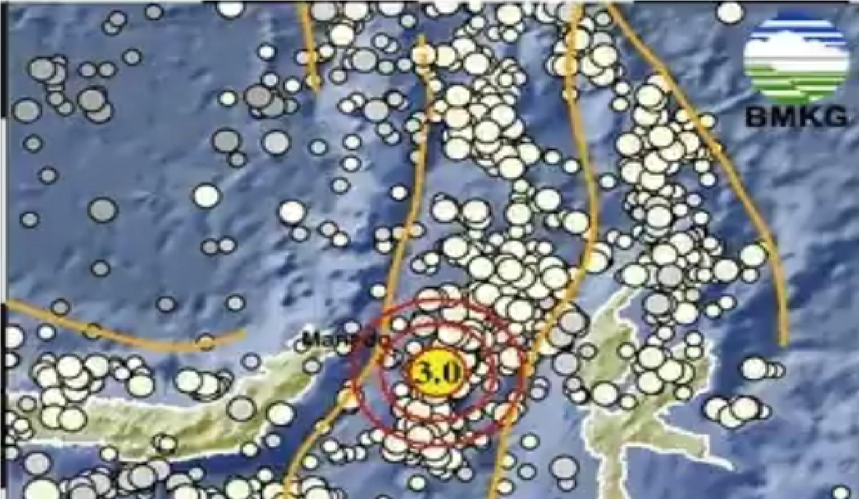 Gempa Bumi Baru Saja Guncang Sulawesi Utara Jumat 10 Juli 2026, Pusat Guncangan di Kota Bitung - Tribunmanado.co.id