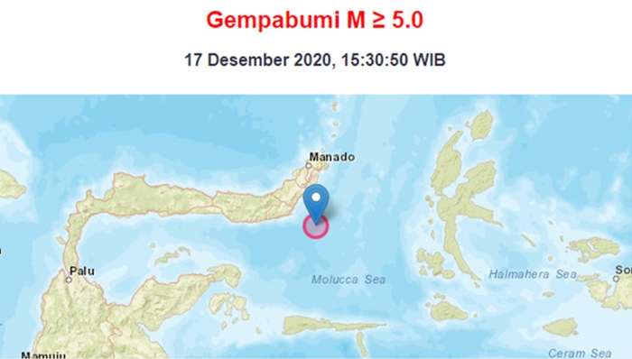 Gempa Bumi Terkini, Boltim-Sulut Diguncang Gempa 5.1 SR, BMKG Imbau Warga untuk Hati-hati