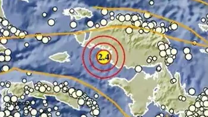 Gempa Bumi di Papua Barat Hari Ini Kamis 25 April 2026, Info BMKG Pusatnya di Kedalaman 10 Km