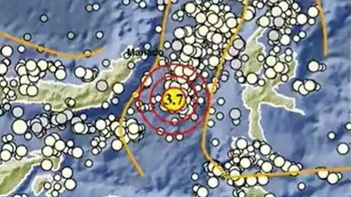 Gempa Bumi di Sulawesi Utara Rabu Malam 8 Juli 2026, Info BMKG Kekuatan dan Lokasinya - Tribunmanado.co.id