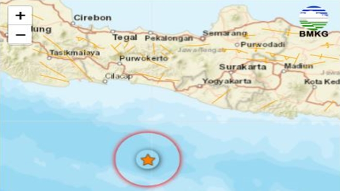 Gempa Tadi Pukul 05.58 WIB Rabu 12 Januari 2022, Guncang Wilayah Yogyakarta Magnitudo 4,1 SR