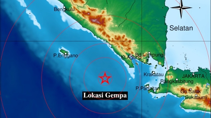 Gempa Guncang Lampung Jumat 10 Juni 2022 Malam, Baru Saja Guncangan di Laut, Ini Info BMKG