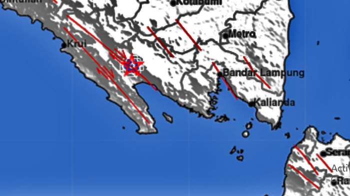 Gempa Terkini di Darat Jumat 26 November 2021, Magnitudo 2.6 Guncang Wilayah Lampung