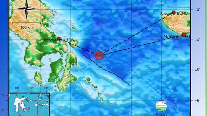 Gempa Kamis 20 Januari 2022, Berikut Data BMKG Magnitudo dan Lokasi Titik Pusatnya