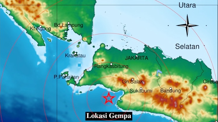 Gempa di Banten Selasa 21 Juni 2022, Baru Saja Guncangan di Laut, Ini Info Magnitudo dan Lokasinya