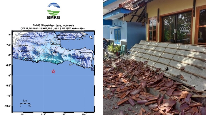 Gempa M 5.3 Guncang Jawa Timur hingga Sebabkan Kerusakan, Ini Analisis BMKG Terkait Gempa di Jatim