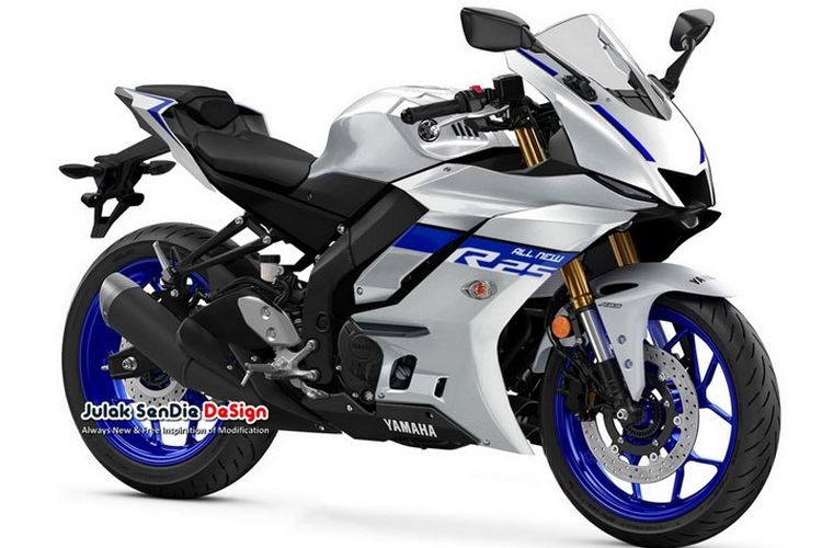 Generasi Baru Yamaha R25, Ada Revisi di Beberapa Titik, Lampu Depan Lebih Tipis