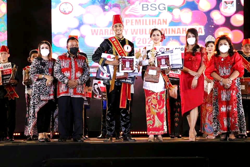 Hadiri Pemilihan Waraney-Wulan Minahasa 2021, Wabup Berikan Pertanyaan 5 Sila Pancasila ke Finalis