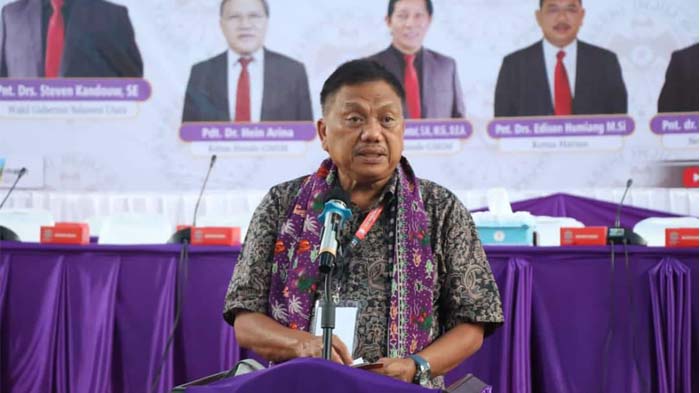 Gubernur Olly Dondokambey Ajak Masyarakat Sukseskan Paskah Nasional 2022 di Sulut