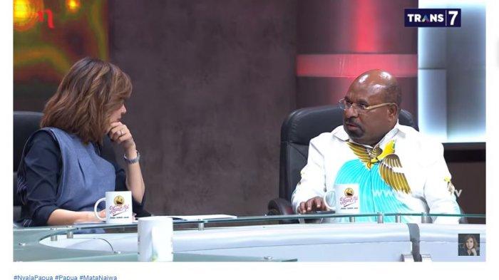 Reaksi Najwa Shihab saat Mendengar Pernyataan Gubernur Papua, Lukas Enembe Beri Statemen Ini