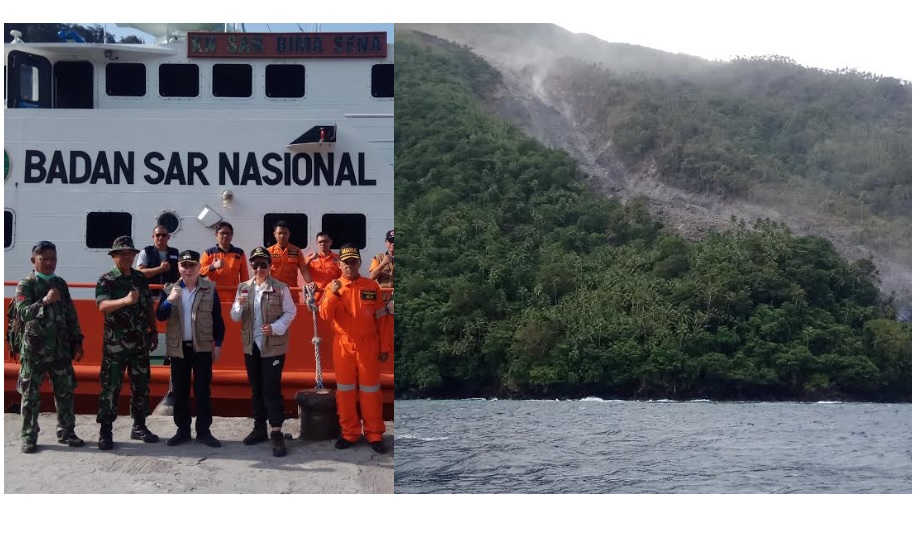 Bupati Sitaro Gagal Kunjungi Pengungsi Gunung Karangetang yang Terisolasi di Kampung Batubulan